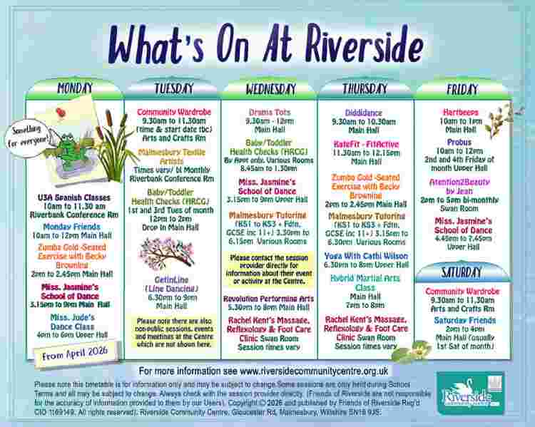 Riverside Centre - What's On